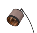 Trio Lighting Trio DAVOS vloerlamp | E14 Fitting | mat zwart met taupe | Ø 12 cm | IP20 | excl. 3x E14 | max. 28W