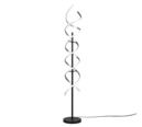 Trio Lighting Trio SEQUENCE vloerlamp | LED | geborsteld aluminium | Ø 23 cm | IP20 | 1x 32W | 4000 lm | 2300+3000+4000K | dimbaar