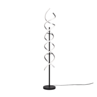 Trio SEQUENCE vloerlamp | LED | geborsteld aluminium | IP20