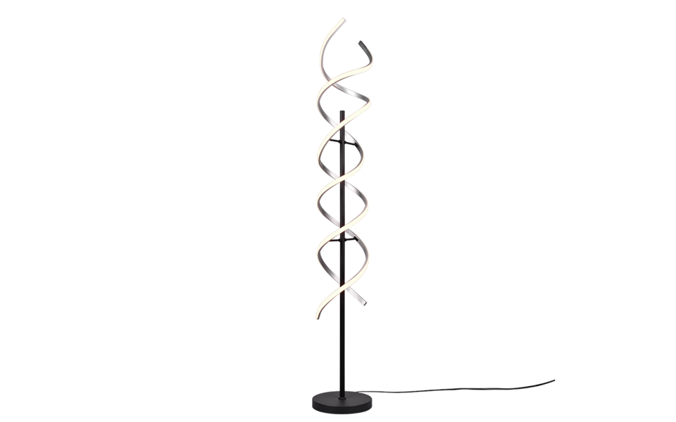 Trio Lighting Trio SEQUENCE vloerlamp | LED | geborsteld aluminium | Ø 23 cm | IP20 | 1x 32W | 4000 lm | 2300+3000+4000K | dimbaar