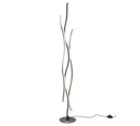Trio Lighting Trio BLAZE vloerlamp | LED | geborsteld aluminium | Ø 20,5 cm | IP20 | 1x 28W | 3250 lm | 2300+3000+4000K | dimbaar