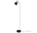 Trio Lighting Trio ADAM floor lamp | 1x E27 max 40W | black with gold | Ø 22 cm | IP20 | 150 cm