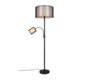 Trio Lighting Trio BURTON floor lamp | 1x E27 max 40W | black | Ø 45 cm | IP20 | 170 cm