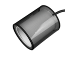 Trio Lighting Trio BURTON vloerlamp | E27 Fitting | mat zwart met zwart | Ø 45 cm | IP20 | excl. 1x E27 | max. 60W