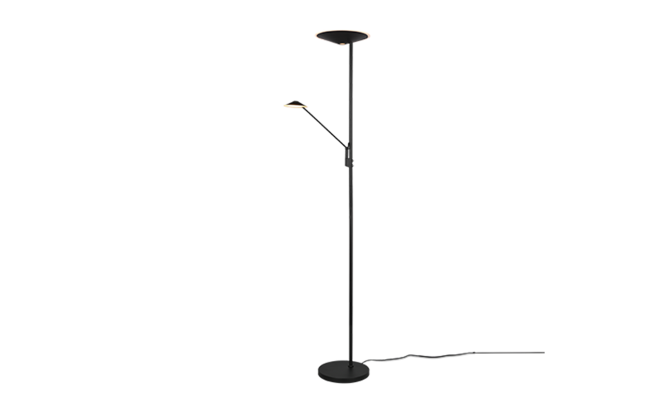 Trio Lighting Trio BRANTFORD LED floor lamp | 1x 30W 3500 lm 4000K | black | IP20 | 180 cm Trio Lighting Trio BRANTFORD LED floor lamp | 1x 30W 3500 lm 4000K | black | IP20 | 180 cm