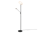 Trio Lighting Trio BRANTFORD LED floor lamp | 1x 30W 3500 lm 4000K | black | IP20 | 180 cm