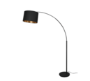 Trio Lighting Trio BOLIVIA floor lamp | 1x E27 max 40W | black with gold | Ø 35 cm | IP20 | 171 cm