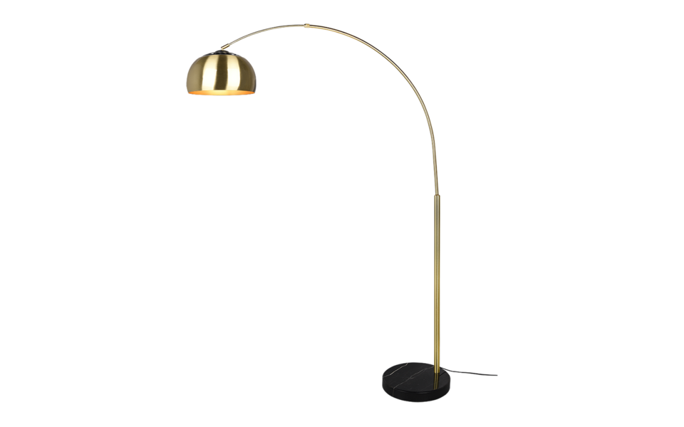 Trio Lighting Trio ARGENTINA vloerlamp | E27 Fitting | messing mat | 38 x 172,5 cm | IP20 | excl. 1x E27 | max. 60W Trio Lighting Trio ARGENTINA vloerlamp | E27 Fitting | messing mat | 38 x 172,5 cm | IP20 | excl. 1x E27 | max. 60W