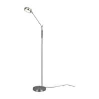 Trio FRANKLIN vloerlamp | LED | nikkel mat | 23 x 133 cm | IP20