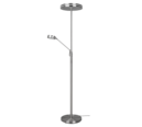 Trio Lighting Trio FRANKLIN vloerlamp | LED | nikkel mat | Ø 35,2 cm | IP20 | 35W,6,5W | 4100 lm, 1x 650 lm | 2700+3200+4000K | dimbaar