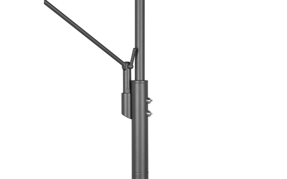 Trio Lighting Trio FRANKLIN vloerlamp | LED | antraciet | Ø 35,2 cm | IP20 | 35W,6,5W | 4100 lm, 1x 650 lm | 2700+3200+4000K | dimbaar Trio Lighting Trio FRANKLIN vloerlamp | LED | antraciet | Ø 35,2 cm | IP20 | 35W,6,5W | 4100 lm, 1x 650 lm | 2700+3200+4000K | dimbaar