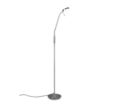 Trio Lighting Trio MONZA vloerlamp | LED | nikkel mat | 25 x 50 cm | IP20 | 1x 12W | 1400 lm | 2300+3000+4000K | dimbaar