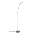 Trio Lighting Trio MONZA vloerlamp | LED | nikkel mat | 25 x 50 cm | IP20 | 1x 12W | 1400 lm | 2300+3000+4000K | dimbaar