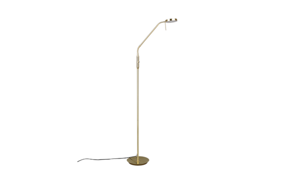 Trio Lighting Trio MONZA vloerlamp | LED | messing mat | 25 x 50 cm | IP20 | 1x 12W | 1400 lm | 2300+3000+4000K | dimbaar Trio Lighting Trio MONZA vloerlamp | LED | messing mat | 25 x 50 cm | IP20 | 1x 12W | 1400 lm | 2300+3000+4000K | dimbaar