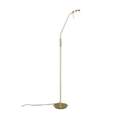 Trio Lighting Trio MONZA vloerlamp | LED | messing mat | 25 x 50 cm | IP20 | 1x 12W | 1400 lm | 2300+3000+4000K | dimbaar