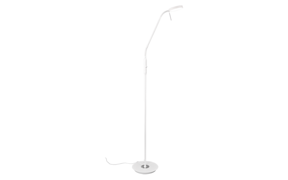 Trio Lighting Trio MONZA vloerlamp | LED | wit mat | 25 x 50 cm | IP20 | 1x 12W | 1400 lm | 2300+3000+4000K | dimbaar Trio Lighting Trio MONZA vloerlamp | LED | wit mat | 25 x 50 cm | IP20 | 1x 12W | 1400 lm | 2300+3000+4000K | dimbaar