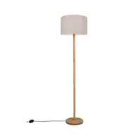 Trio KORBA vloerlamp | natuurlijke afwerking/wit | IP20 | E27 Trio KORBA vloerlamp | natuurlijke afwerking/wit | IP20 | E27