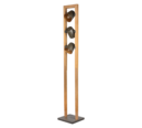 Trio Lighting Trio BELL vloerlamp | E14 Fitting | nickel antik | 25 x 25 cm | IP20 | excl. 3x E14 | max. 25W