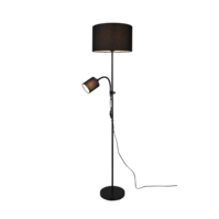 Trio OWEN vloerlamp | zwart | IP20 | E27 Fitting Trio OWEN vloerlamp | zwart | IP20 | E27 Fitting
