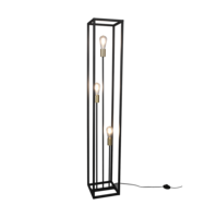 Trio VITO floor lamp | E27 | black | Ø 25 cm | IP20