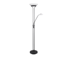 Trio Lighting Trio ORSON LED floor lamp | 1x 28W 3200 lm 3000K | black | IP20 | 180 cm