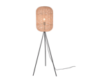 Trio Lighting Trio RUNA floor lamp | 1x E27 max 40W | black | Ø 35 cm | IP20 | 150 cm