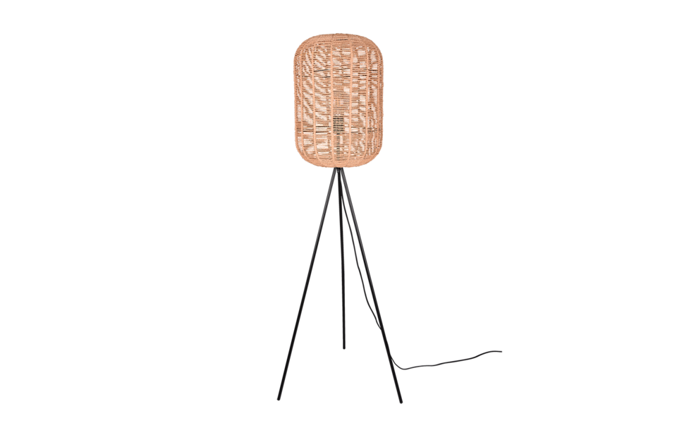 Trio Lighting Trio RUNA vloerlamp | E27 Fitting | mat zwart met bruin | Ø 35 cm | IP20 | excl. 1x E27 | max. 40W Trio Lighting Trio RUNA vloerlamp | E27 Fitting | mat zwart met bruin | Ø 35 cm | IP20 | excl. 1x E27 | max. 40W