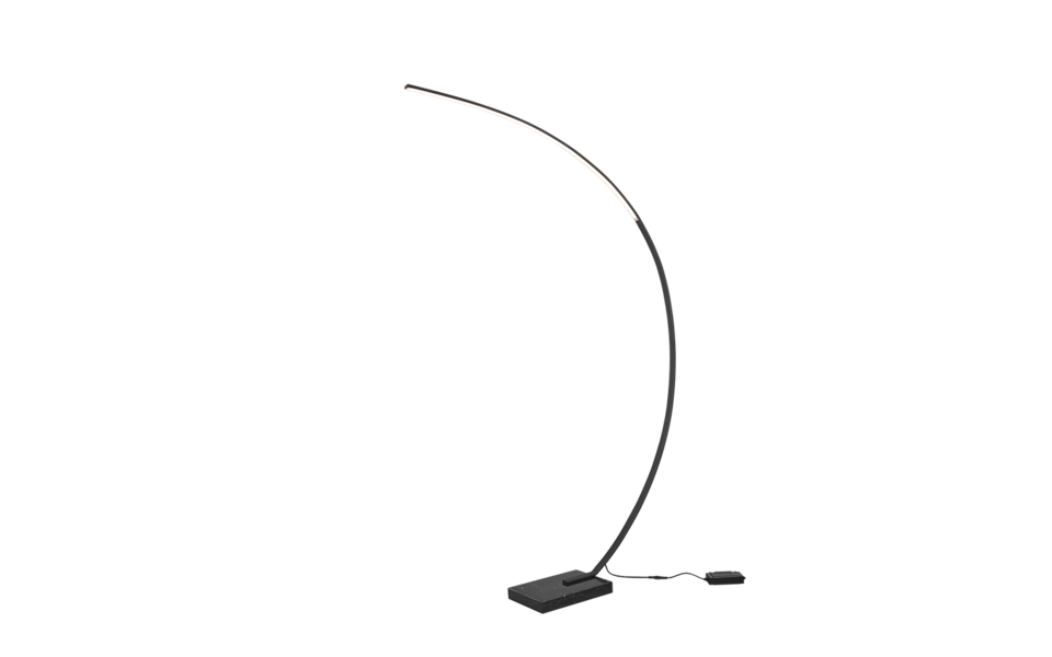Trio Lighting Trio BANGKOK LED floor lamp | 1x 18W 2200 lm 3000K | black | IP20 | 180 cm