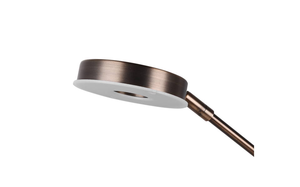 Trio Lighting Trio BARRIE vloerlamp | LED | oud brons | Ø 30 cm | IP20 | 32W,6W | 3700 lm, 1x 700 lm | 2700+4000K | dimbaar Trio Lighting Trio BARRIE vloerlamp | LED | oud brons | Ø 30 cm | IP20 | 32W,6W | 3700 lm, 1x 700 lm | 2700+4000K | dimbaar