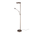 Trio Lighting Trio BARRIE vloerlamp | LED | oud brons | Ø 30 cm | IP20 | 32W,6W | 3700 lm, 1x 700 lm | 2700+4000K | dimbaar