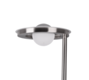 Trio Lighting Trio BARRIE vloerlamp | LED | nikkel mat | Ø 30 cm | IP20 | 32W,6W | 3700 lm, 1x 700 lm | 2700+4000K | dimbaar