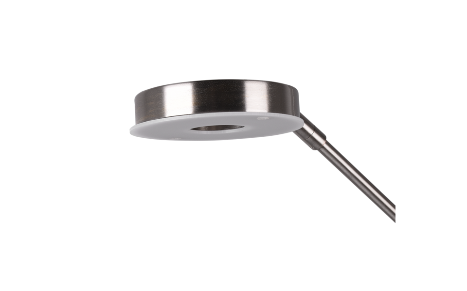 Trio Lighting Trio BARRIE vloerlamp | LED | nikkel mat | Ø 30 cm | IP20 | 32W,6W | 3700 lm, 1x 700 lm | 2700+4000K | dimbaar