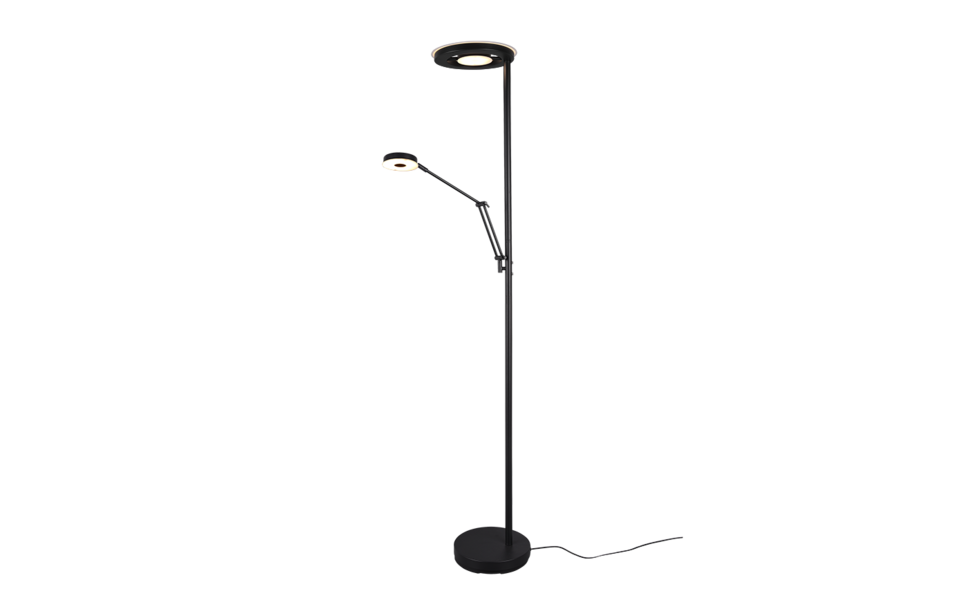 Trio Lighting Trio BARRIE LED floor lamp | 1x 32W 3700 lm 4000K | black | Ø 30 cm | IP20 | 181 cm Trio Lighting Trio BARRIE LED floor lamp | 1x 32W 3700 lm 4000K | black | Ø 30 cm | IP20 | 181 cm