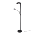 Trio Lighting Trio BARRIE vloerlamp | LED | mat zwart | Ø 30 cm | IP20 | 32W,6W | 3700 lm, 1x 700 lm | 2700+4000K | dimbaar