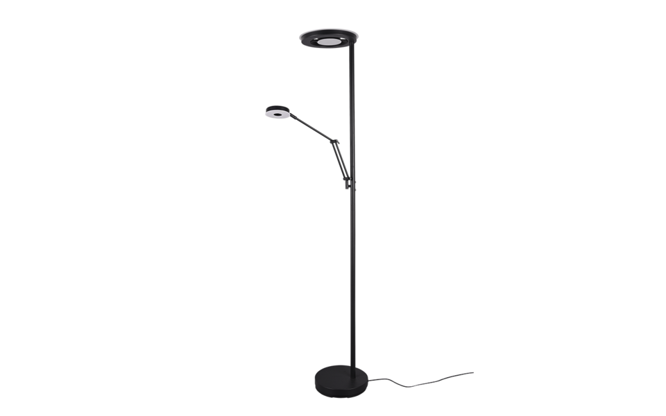 Trio Lighting Trio BARRIE LED floor lamp | 1x 32W 3700 lm 4000K | black | Ø 30 cm | IP20 | 181 cm Trio Lighting Trio BARRIE LED floor lamp | 1x 32W 3700 lm 4000K | black | Ø 30 cm | IP20 | 181 cm