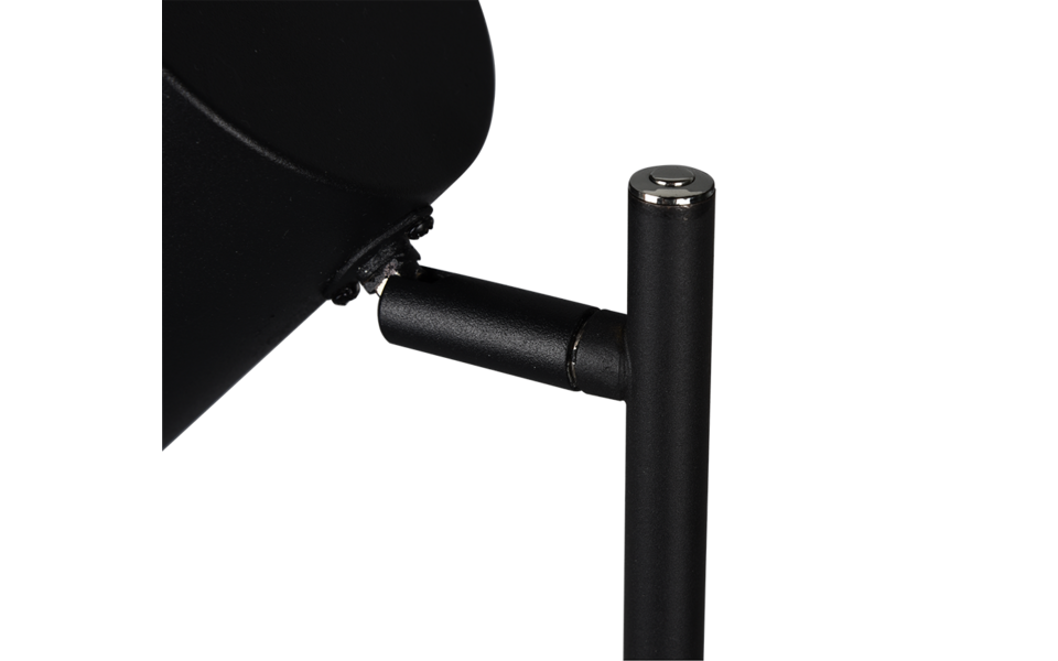 Trio Lighting Trio BLAKE vloerlamp | LED | mat zwart | 20 x 125 cm | IP20 | 1x 4,5W | 350 lm | 3000K
