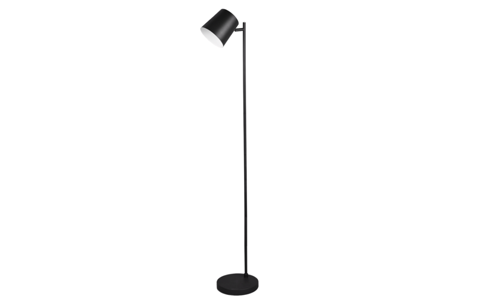 Trio Lighting Trio BLAKE vloerlamp | LED | mat zwart | 20 x 125 cm | IP20 | 1x 4,5W | 350 lm | 3000K