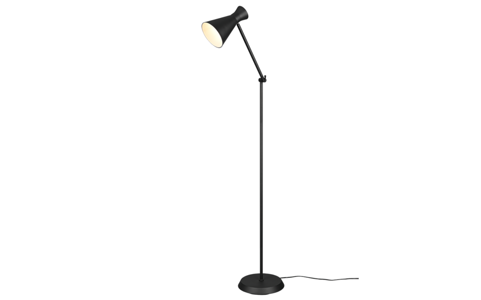 Trio Lighting Trio ENZO floor lamp | 1x E27 max 40W | black | Ø 22.5 cm | IP20 | 150 cm Trio Lighting Trio ENZO floor lamp | 1x E27 max 40W | black | Ø 22.5 cm | IP20 | 150 cm