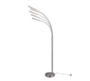Trio Lighting Trio REED vloerlamp | LED | nikkel mat | 30,5 x 195,5 cm | IP20 | 5x 3,5W | 350 lm | 3000K | dimbaar