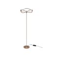 Trio Lighting Trio CHARIVARI vloerlamp | LED | messing mat | Ø 52 cm | IP20 | 1x 31W | 4100 lm | 3000K | dimbaar