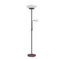 Trio Lighting Trio GERRY vloerlamp | E27 Fitting | roestkleur met wit | Ø 34 cm | IP20 | excl. 2x E27 | max. 18W