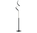 Trio Lighting Trio COURSE vloerlamp | LED | mat zwart met wit | 20,5 x 20,5 cm | IP20 | 1x 11W | 1150 lm | 3000K | niet dimbaar