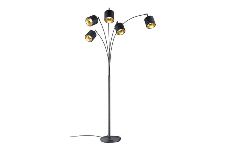 Trio Lighting Trio TOMMY floor lamp | 5x E14 max 40W | IP20 | 200 cm