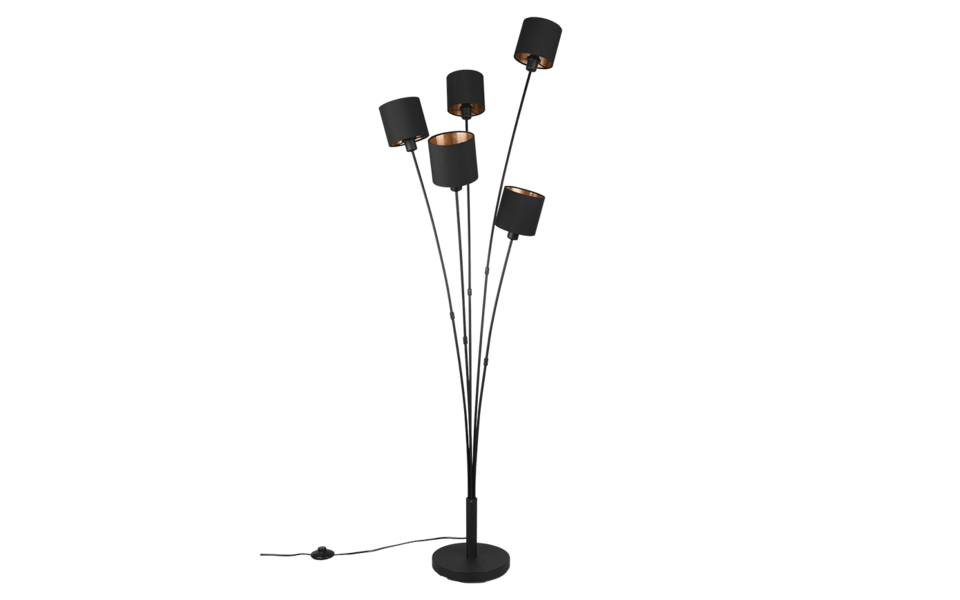 Trio Lighting Trio TOMMY floor lamp | 5x E14 max 40W | IP20 | 163 cm Trio Lighting Trio TOMMY floor lamp | 5x E14 max 40W | IP20 | 163 cm
