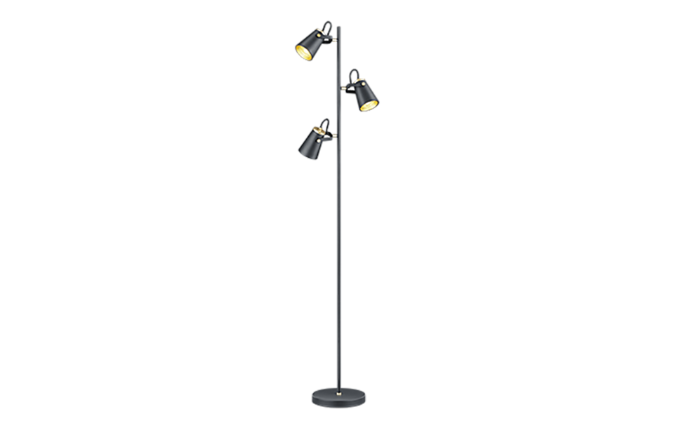 Trio Lighting Trio EDWARD floor lamp | 3x E14 max 40W | black | IP20 | 160 cm Trio Lighting Trio EDWARD floor lamp | 3x E14 max 40W | black | IP20 | 160 cm