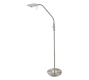 Trio Lighting Trio BERGAMO vloerlamp | LED | nikkel mat | 27 x 135 cm | IP20 | 1x 12W | 1100 lm | 3000K | dimbaar