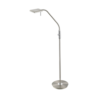 Trio BERGAMO vloerlamp | LED | nikkel mat | 27 x 135 cm | IP20