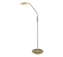 Trio Lighting Trio BERGAMO vloerlamp | LED | messing mat | 27 x 135 cm | IP20 | 1x 12W | 1100 lm | 3000K | dimbaar