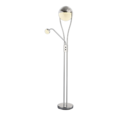 Trio Lighting Trio CHRIS vloerlamp | LED | chroom | 30 x 180 cm | IP20 | 18W,3,8W | 2000 lm, 1x 350 lm | 3000K | dimbaar