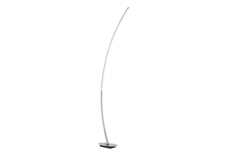 Trio Lighting Trio SOLO vloerlamp | LED | geborsteld aluminium met wit | 15 x 35 cm | IP20 | 1x 11W | 1200 lm | 3000K